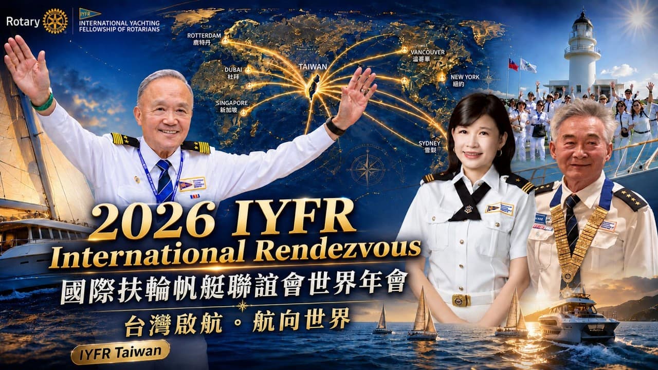 讓世界看見台灣!2026 IYFR 國際扶輪帆艇聯誼會世界年會震撼登場丨#PC AI #AI MV #扶輪社 #rotory