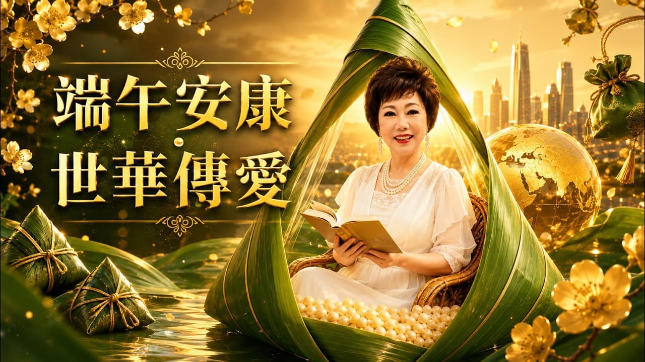 【世華傳愛】總會長林淑敏端午獻禮!祝全球姐妹平安豐盛🌍丨#PC AI #世華 #GFCBW